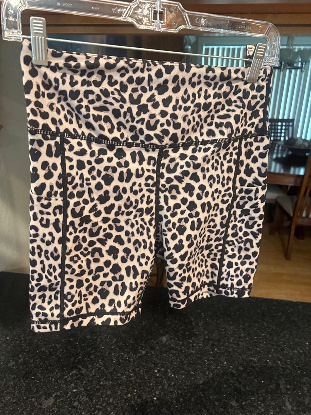Animal Print Athletic Shorts
